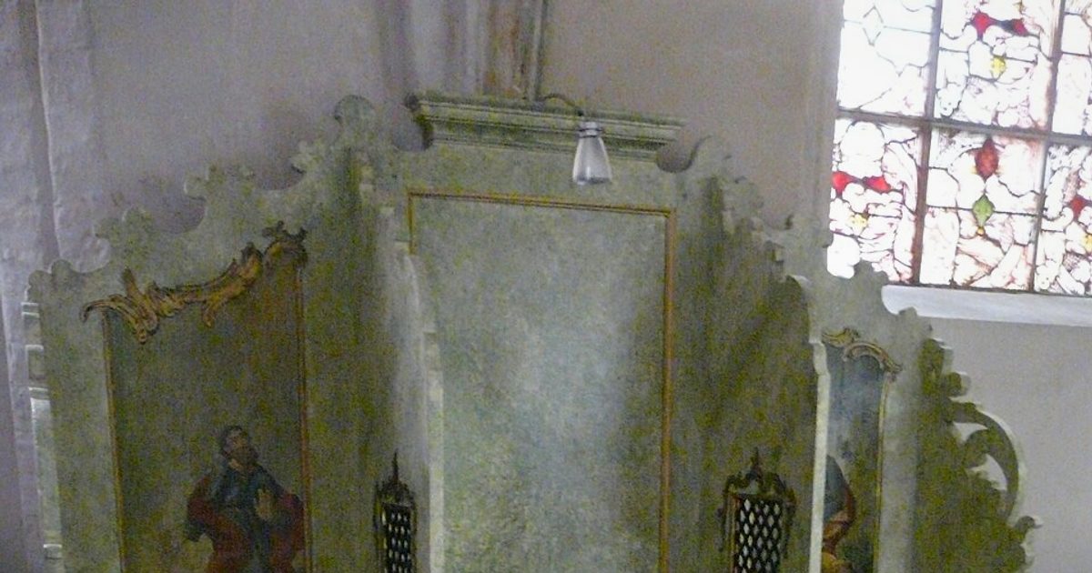 Dzieła sztuki sakralnej — Kościół Chrystusa Zbawiciela, Wydminy. Zdjęcie: Wikimedia Commons.