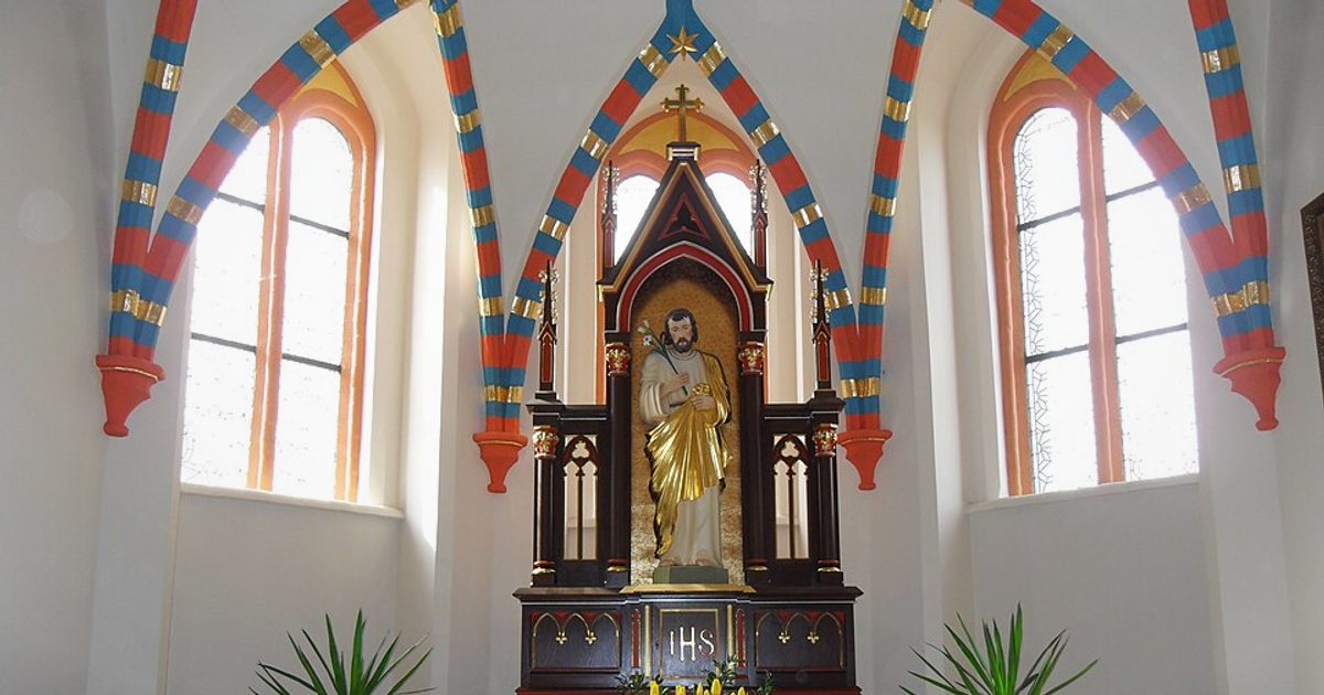 Dzieła sztuki sakralnej — Kościół MB Saletyńskiej, Gdańsk. Zdjęcie: Wikimedia Commons.