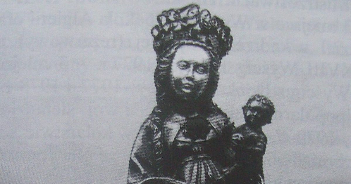 Relikwie świętych — Kościół Narodzenia NMP, Jazowsko. Zdjęcie: Wikimedia Commons.