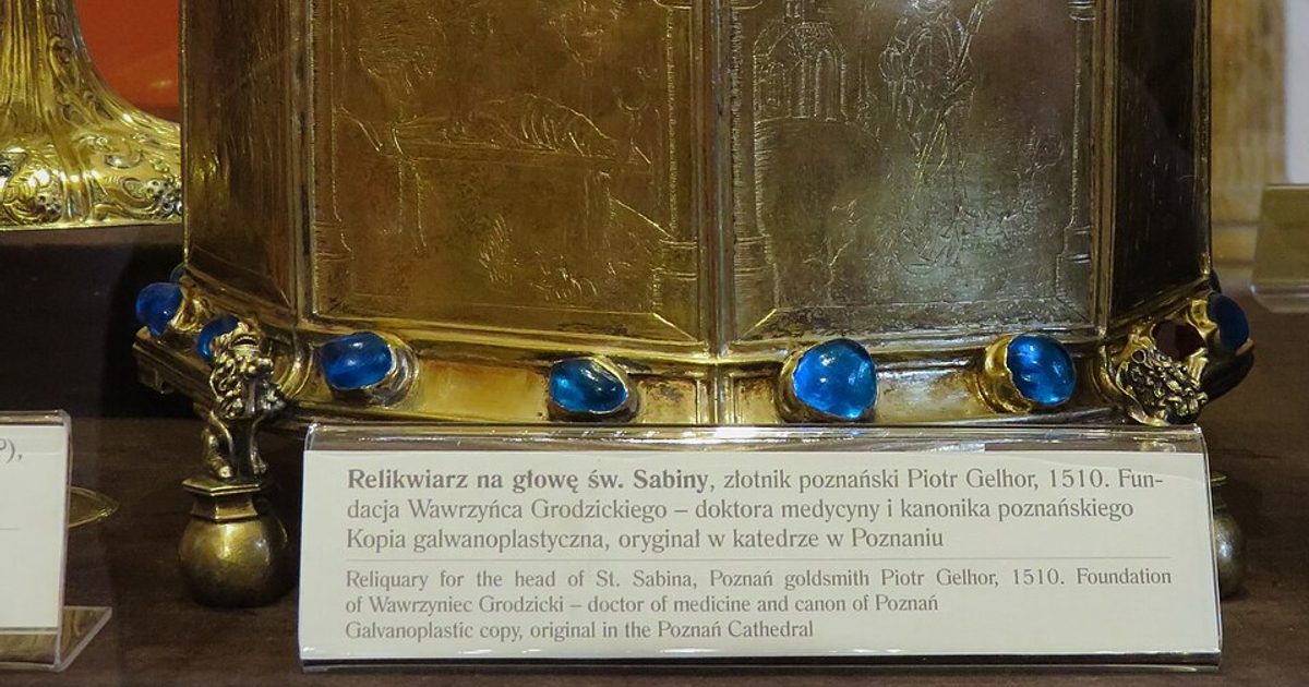 Relikwie świętych — Kościół NMP Królowej, Tum. Zdjęcie: Wikimedia Commons.