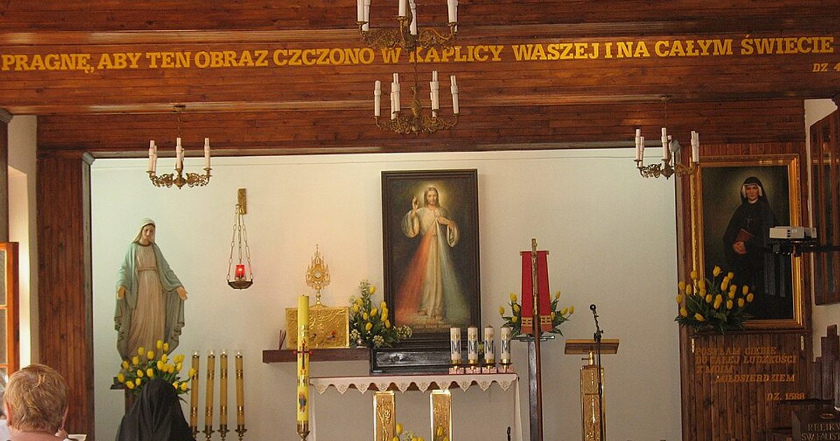 Relikwie świętych — Kościół św. Aleksego, Płock. Zdjęcie: Wikimedia Commons.