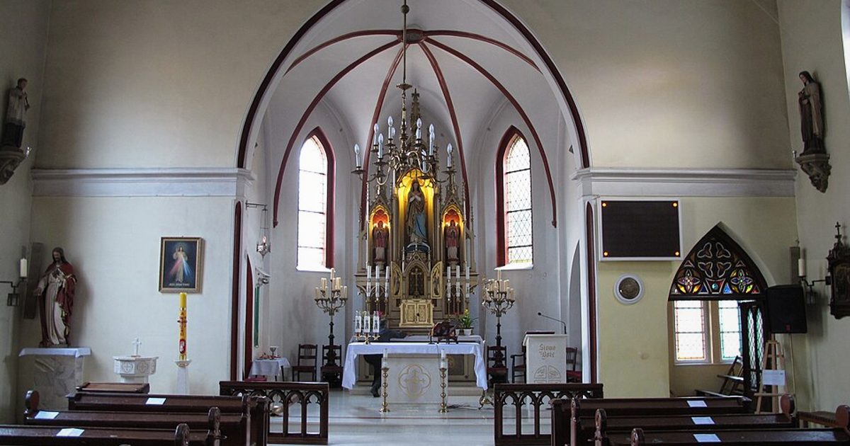 Dzieła sztuki sakralnej — Kościół św. Franciszka z Asyżu, Gdańsk. Zdjęcie: Wikimedia Commons.