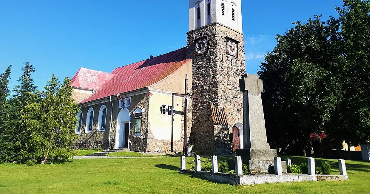 Kościół parafii Kościół Chrystusa Króla w Jemielno — zdjęcie