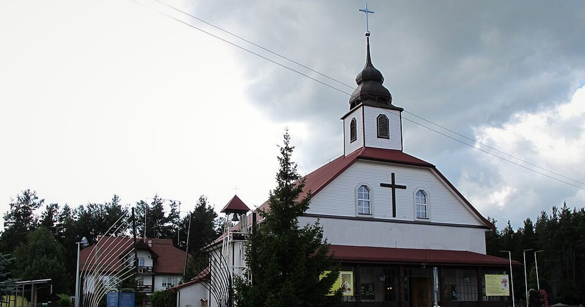Kościół parafii Kościół Krzyża Świętego w Grabówka — zdjęcie