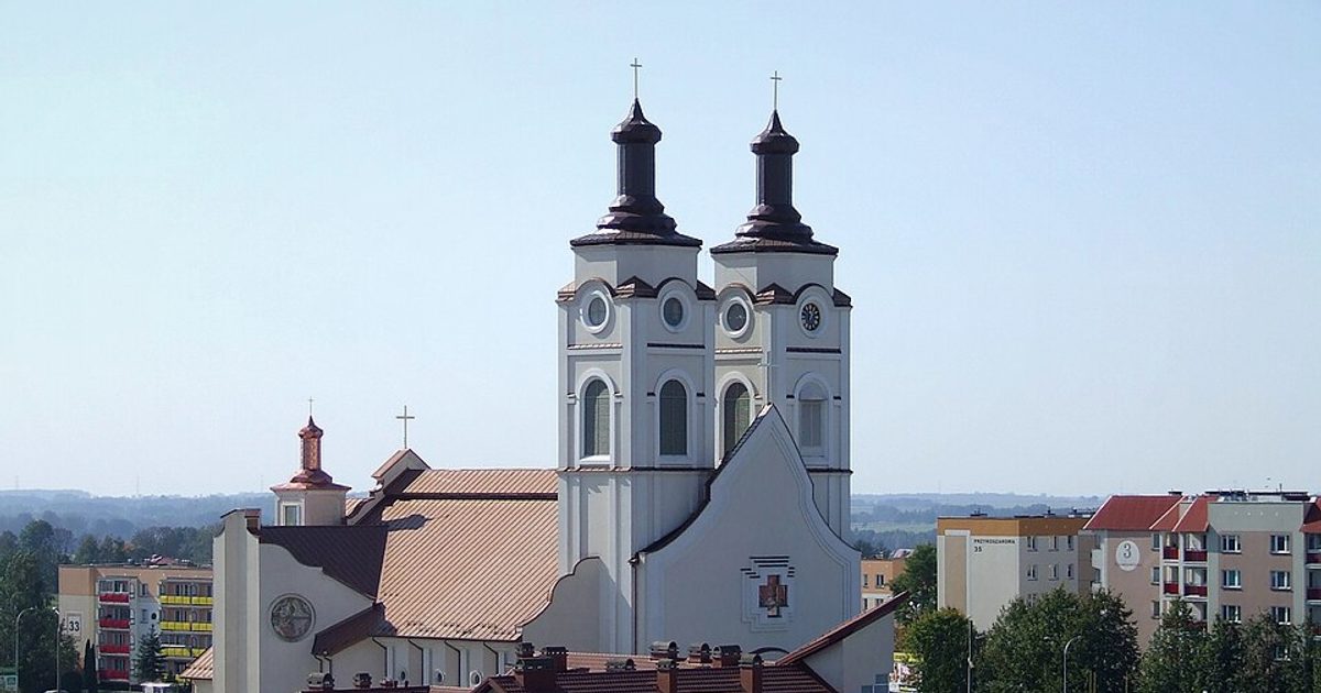 Kościół parafii Kościół Krzyża Świętego w Łomża — zdjęcie