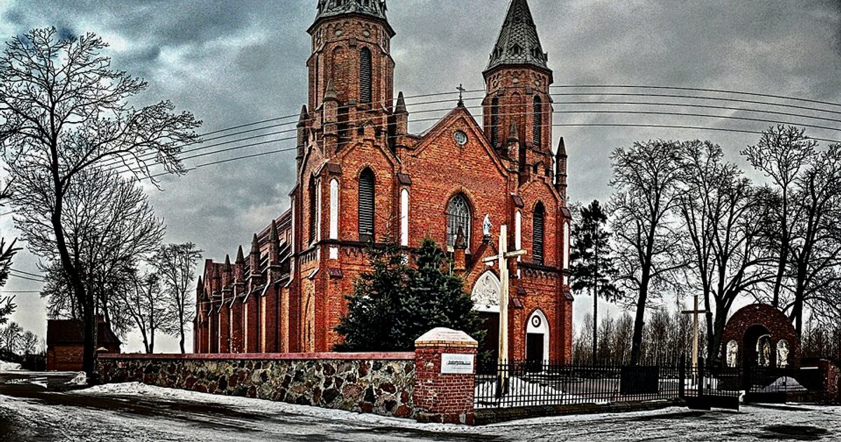 Kościół parafii Kościół Najświętszego Serca Pana Jezusa w Wojcieszków — zdjęcie