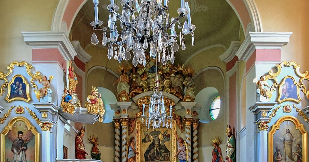 Kościół parafii Kościół Narodzenia NMP w Kończyce Małe — zdjęcie