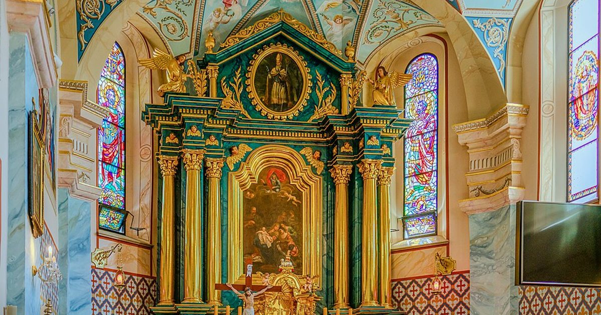 Kościół parafii Kościół Narodzenia NMP w Myślenice — zdjęcie