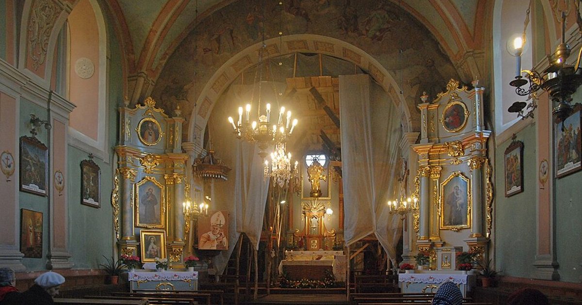 Kościół parafii Kościół Niepokalanego Poczęcia NMP w Horyniec-Zdrój — zdjęcie