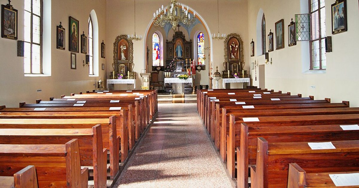 Kościół parafii Kościół Niepokalanego Poczęcia NMP w Krojanty — zdjęcie