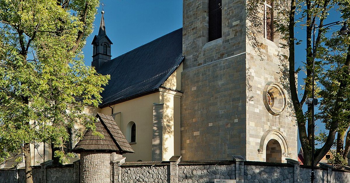 Dzieła sztuki sakralnej — Kościół św. Andrzeja Apostoła, Szaflary. Zdjęcie: Wikimedia Commons.