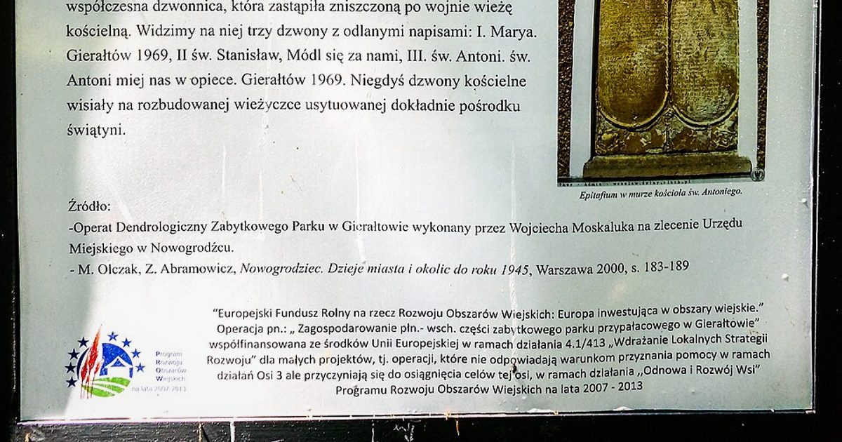 Kościół parafii Kościół św. Antoniego w Gierałtów — zdjęcie