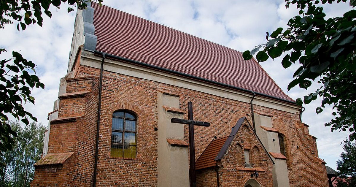 Dzieła sztuki sakralnej — Kościół św. Barbary, Tomice. Zdjęcie: Wikimedia Commons.