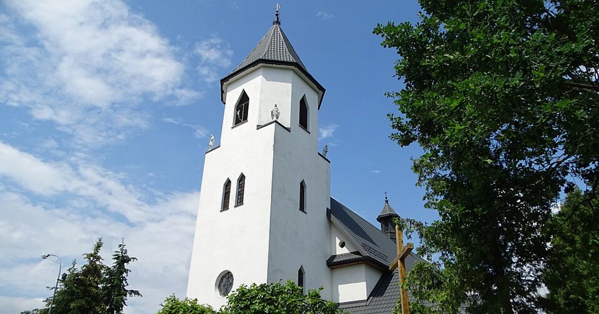 Dzieła sztuki sakralnej — Kościół św. Jadwigi Królowej, Żabieniec. Zdjęcie: Wikimedia Commons.