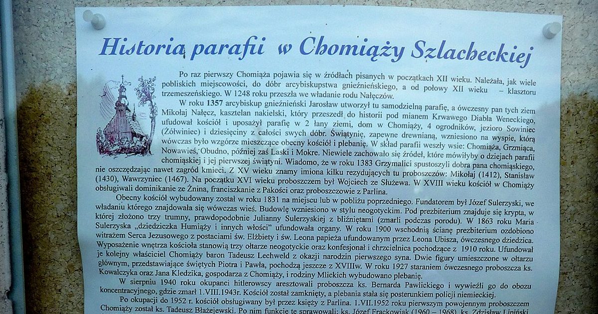 Dzieła sztuki sakralnej — Kościół św. Jana Chrzciciela, Gąsawa. Zdjęcie: Wikimedia Commons.