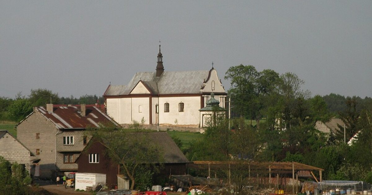 Dzieła sztuki sakralnej — Kościół św. Jana Chrzciciela, Przyłęk. Zdjęcie: Wikimedia Commons.