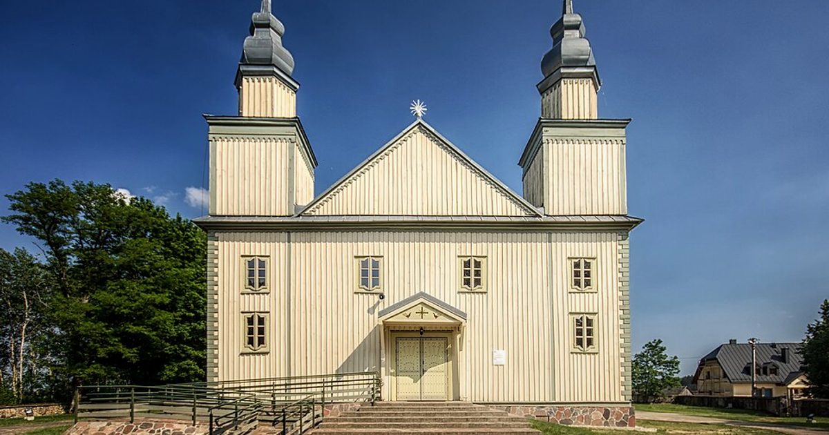 Dzieła sztuki sakralnej — Kościół św. Jana Chrzciciela, Turośl. Zdjęcie: Wikimedia Commons.