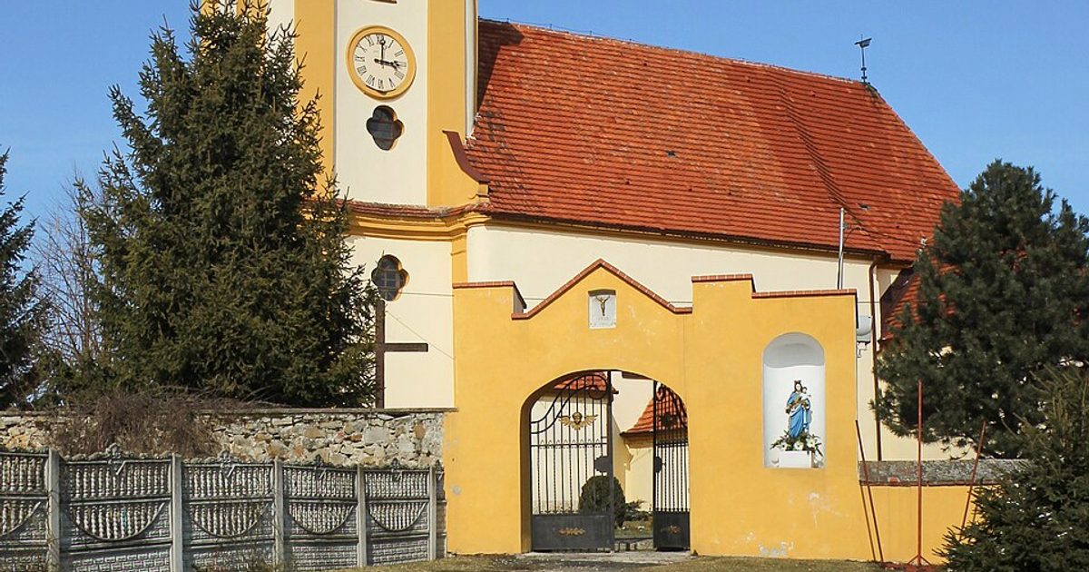 Kościół parafii Kościół św. Katarzyny Aleksandryjskiej w Łąka — zdjęcie