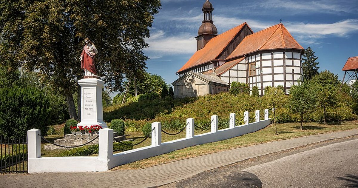Kościół parafii Kościół św. Katarzyny w Brzyskorzystew — zdjęcie