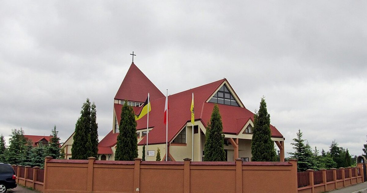 Dzieła sztuki sakralnej — Kościół św. Maksymiliana Marii Kolbego, Łubiana. Zdjęcie: Wikimedia Commons.