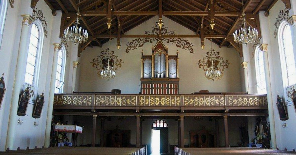 Kościół parafii Kościół św. Marii Magdaleny w Lubomia — zdjęcie