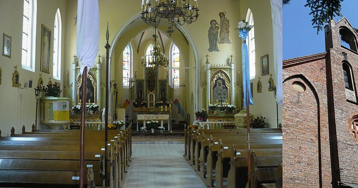 Kościół parafii Kościół św. Mikołaja w Maniewo — zdjęcie