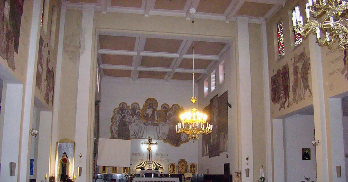 Dzieła sztuki sakralnej — Kościół św. Teresy od Dzieciątka Jezus, Częstochowa. Zdjęcie: Wikimedia Commons.
