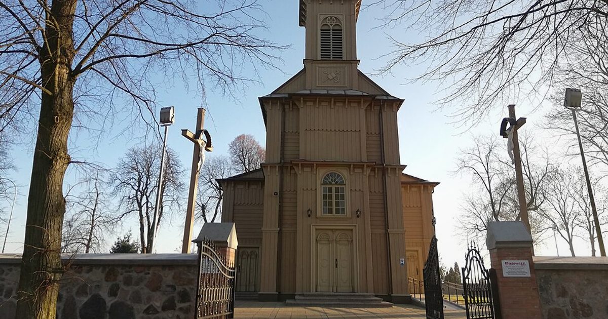 Dzieła sztuki sakralnej — Kościół Trójcy Świętej, Żeliszew Podkościelny. Zdjęcie: Wikimedia Commons.