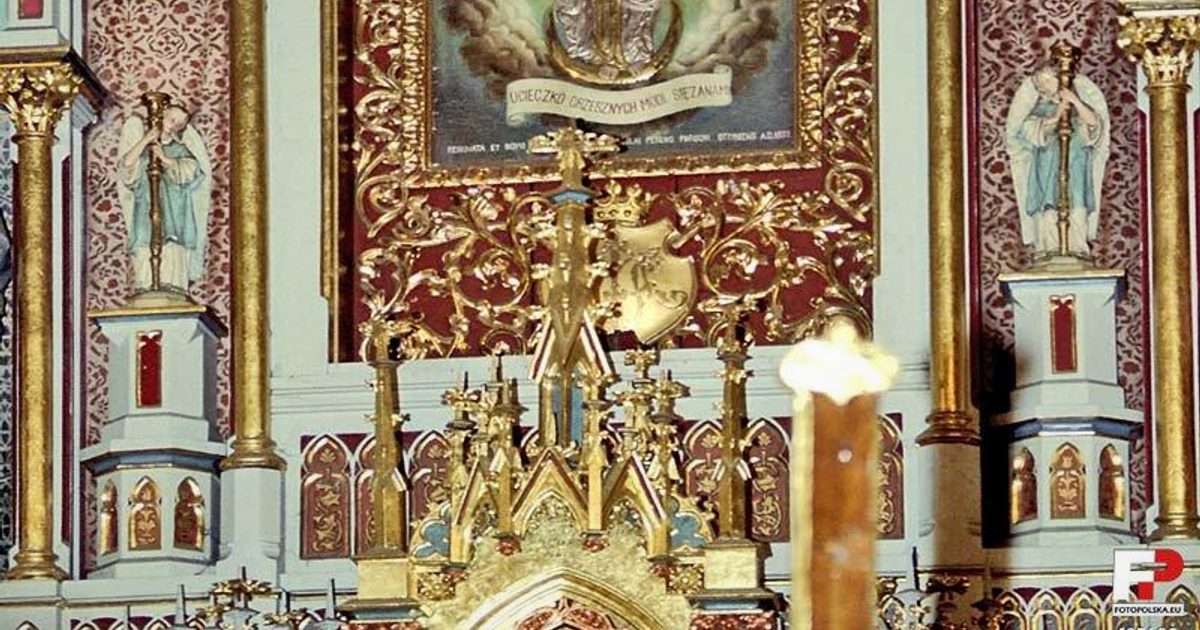 Dzieła sztuki sakralnej — Kościół Wniebowzięcia NMP, Ligota Książęca. Zdjęcie: Wikimedia Commons.