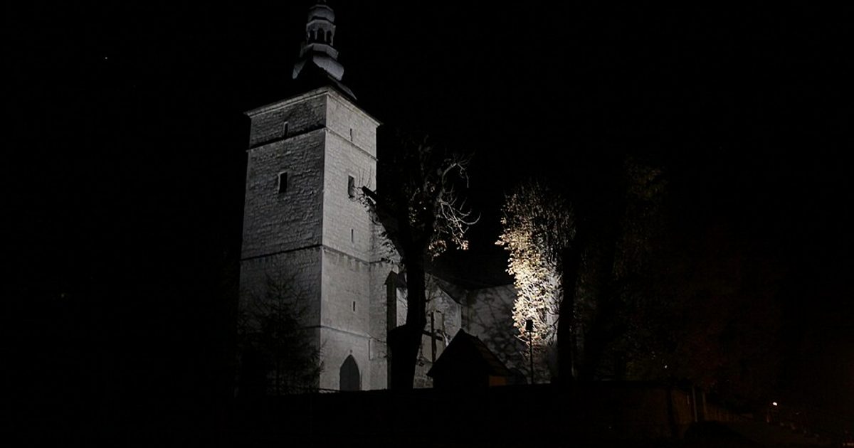 Dzieła sztuki sakralnej — Kościół Wniebowzięcia NMP, Strożyska. Zdjęcie: Wikimedia Commons.