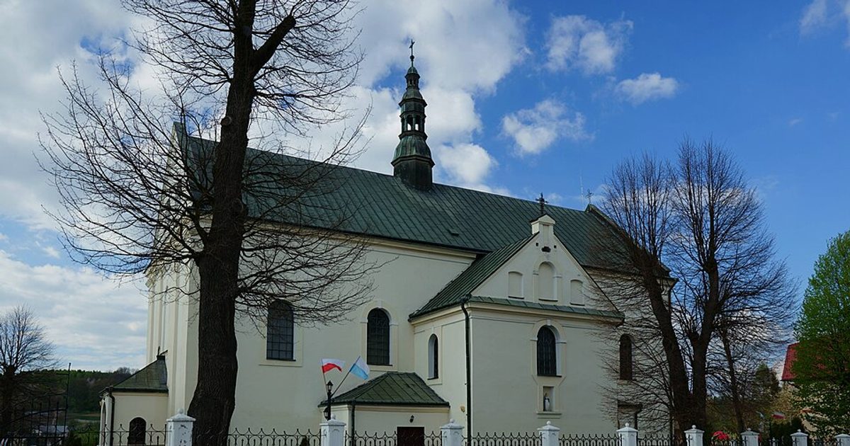 Dzieła sztuki sakralnej — Kościół Wniebowzięcia NMP, Wielopole Skrzyńskie. Zdjęcie: Wikimedia Commons.