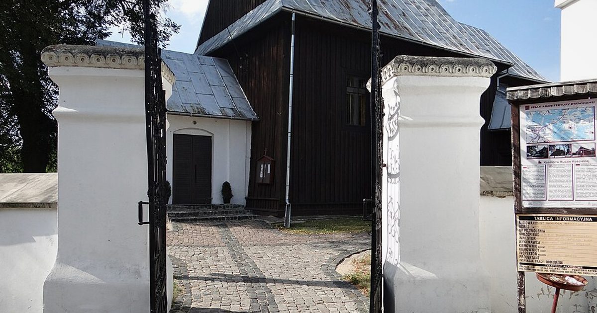Dzieła sztuki sakralnej — Kościół Zaślubin NMP, Ruda Kościelna. Zdjęcie: Wikimedia Commons.